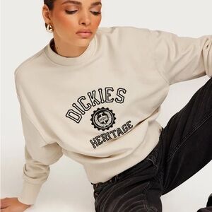 Dickies Oxford Sweatshirt Whitecap Gray Sweatshirt Size Medium